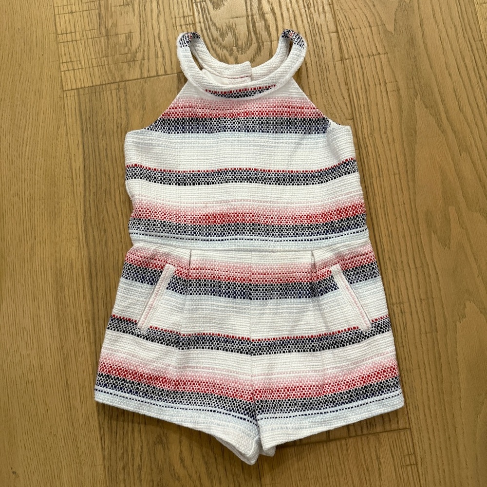 Janie and Jack Striped Romper